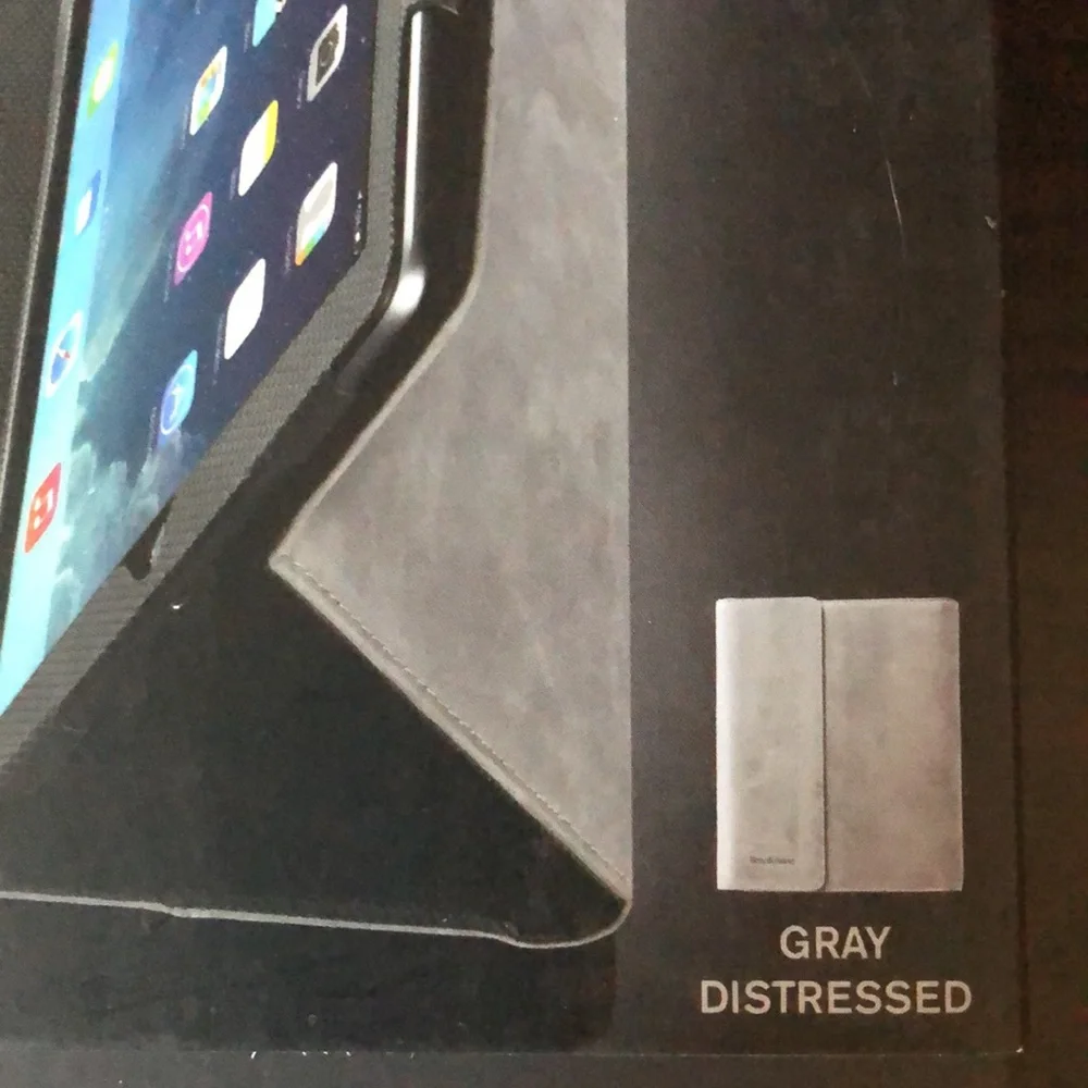 Brookstone Bluetooth Keyboard Pro & Leather Case for iPad Air Tablets
